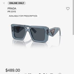 PRADA PR23YS in Translucent Graphite